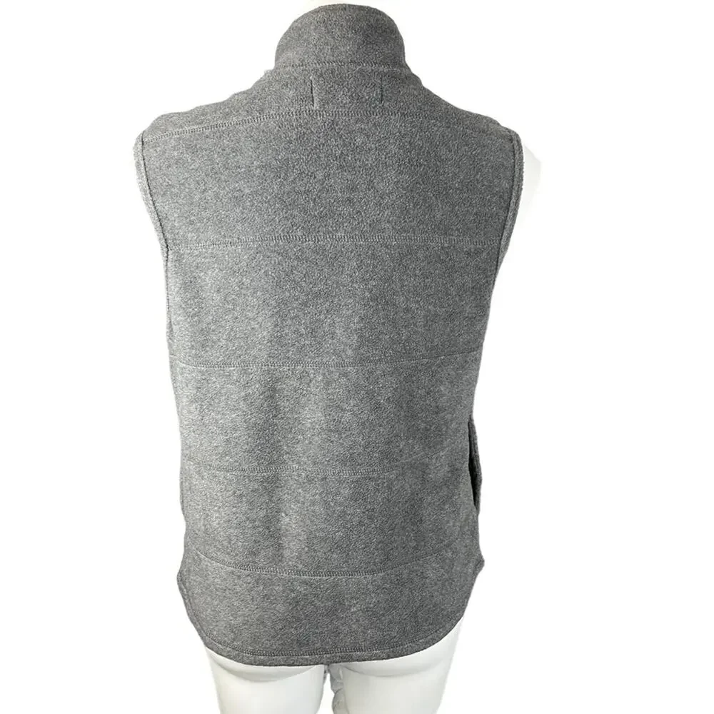 IZOD Club International Tour grey fleece vest size Medium